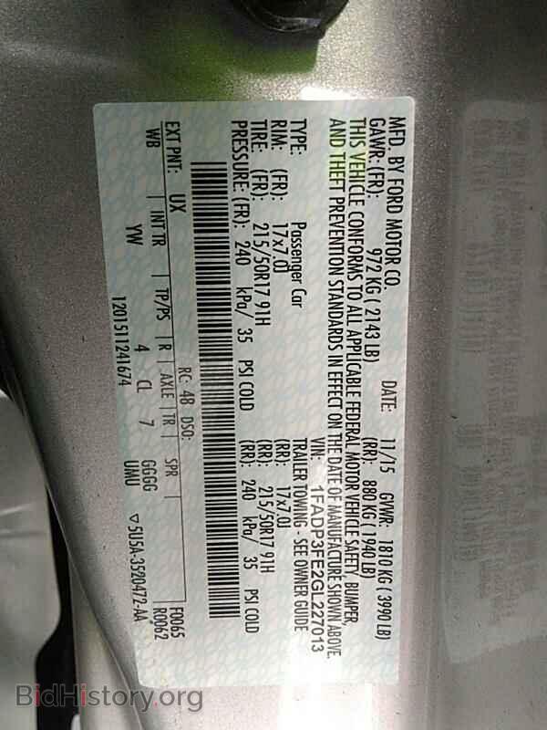 2016 Ford Focus - VIN: 1FADP3FE2GL227013 - Фото 6