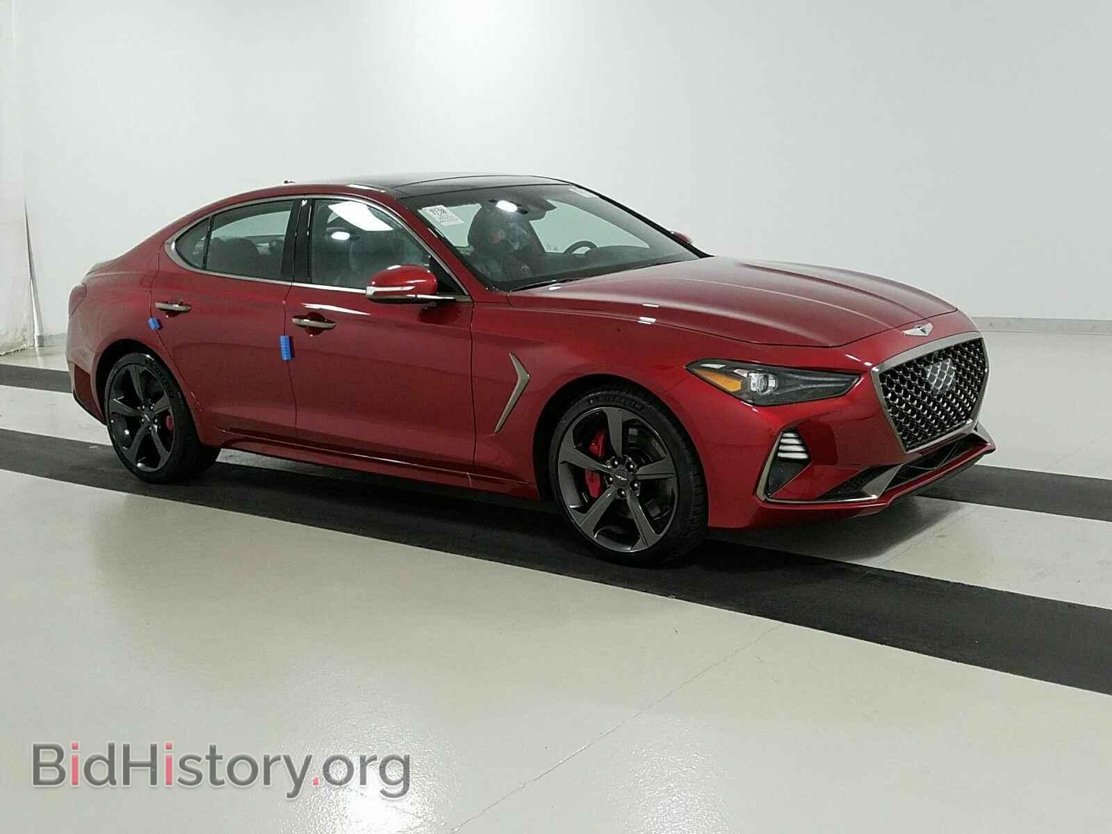 2019 Genesis G70 - VIN: KMTG34LE6KU021839 - Фото 3