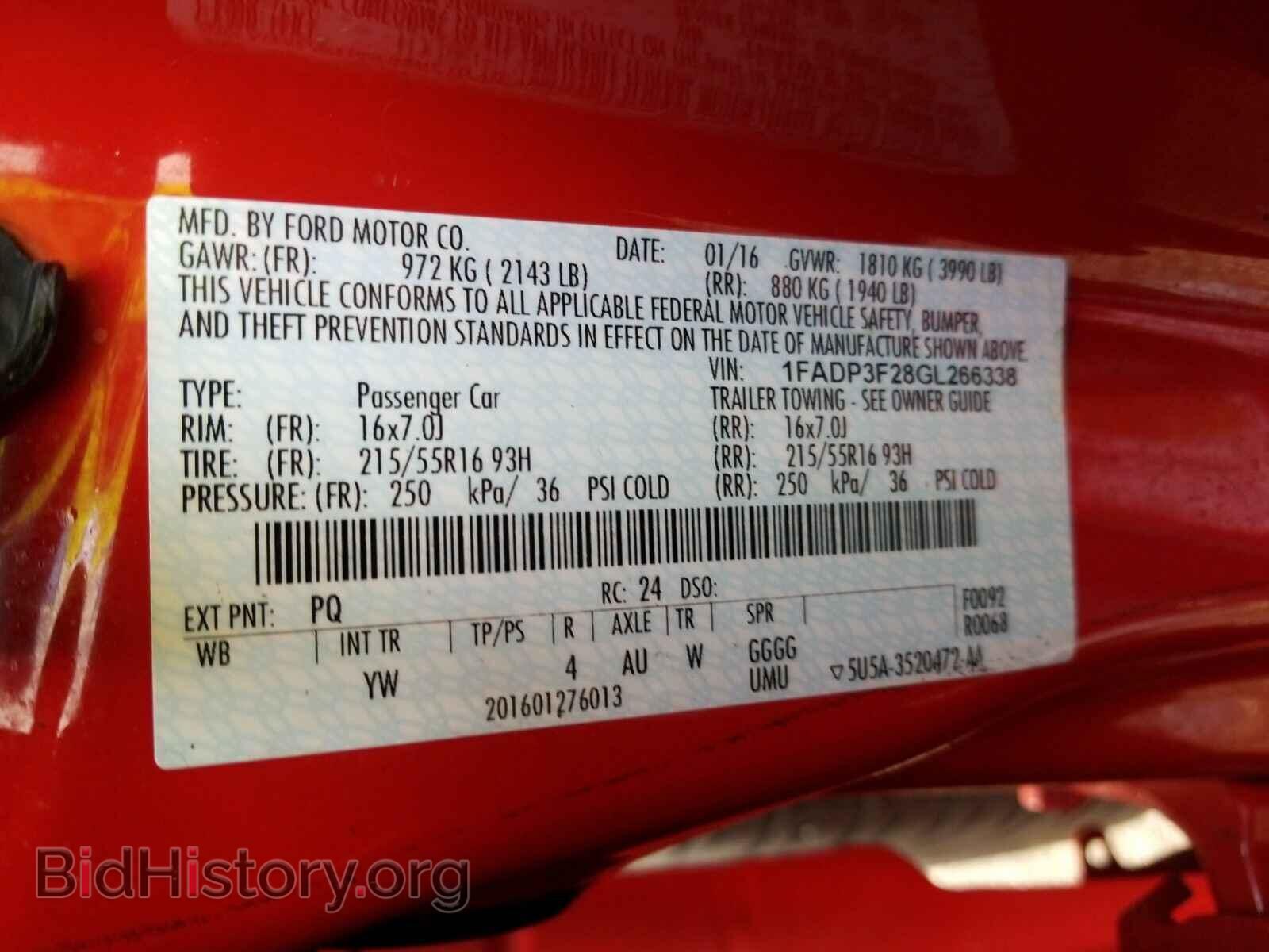 2016 Ford Focus - VIN: 1FADP3F28GL266338 - Photo 6
