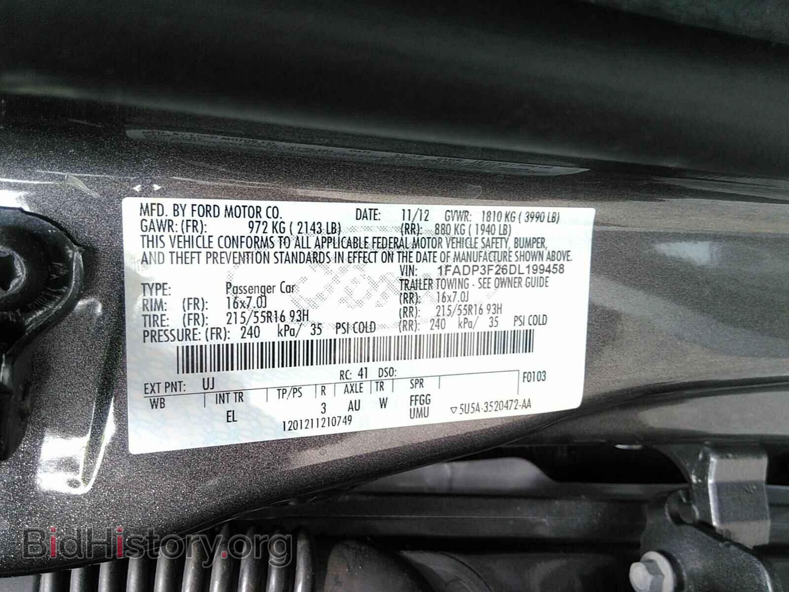 2013 Ford Focus - VIN: 1FADP3F26DL199458 - Photo 6