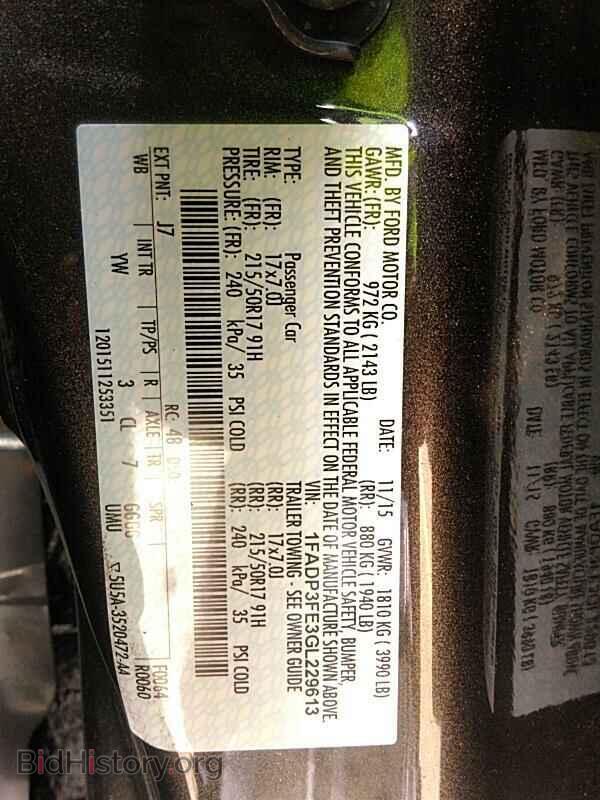 2016 Ford Focus - VIN: 1FADP3FE3GL229613 - Photo 6