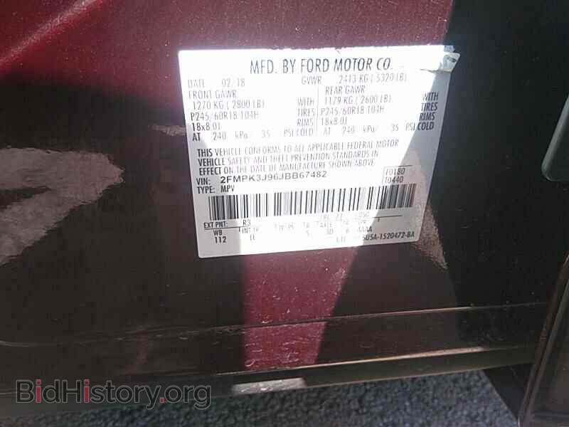 2018 Ford Edge - VIN: 2FMPK3J96JBB67482 - Photo 6