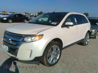 2013 Ford EDGE 4DR SEL FWD, белый — VIN 2FMDK3JC2DBA60349, Manheim