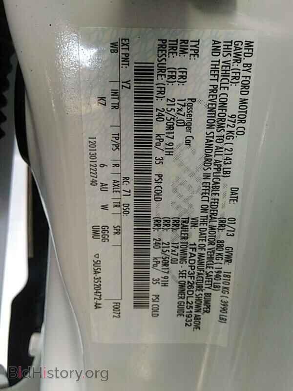 2013 Ford Focus - VIN: 1FADP3F26DL251932 - Photo 6