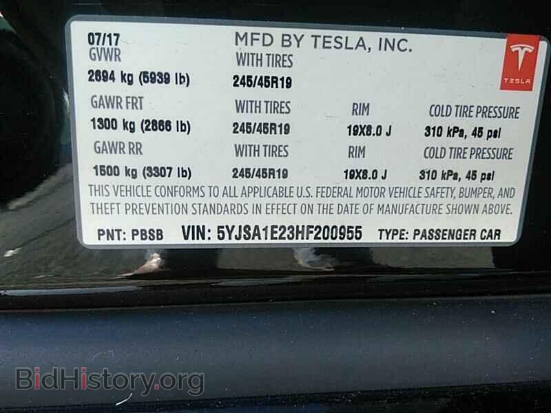 2017 Tesla Model S - VIN: 5YJSA1E23HF200955 - Photo 6