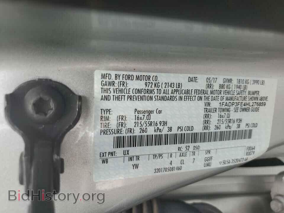 2017 Ford Focus - VIN: 1FADP3FE4HL276859 - Фото 6