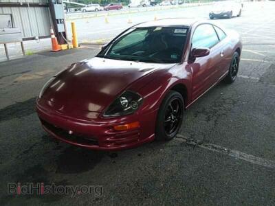 2000 Mitsubishi ECLIPSE 3DR CPE GS Sportronic, maroon — VIN 4A3AC44G2YE044765