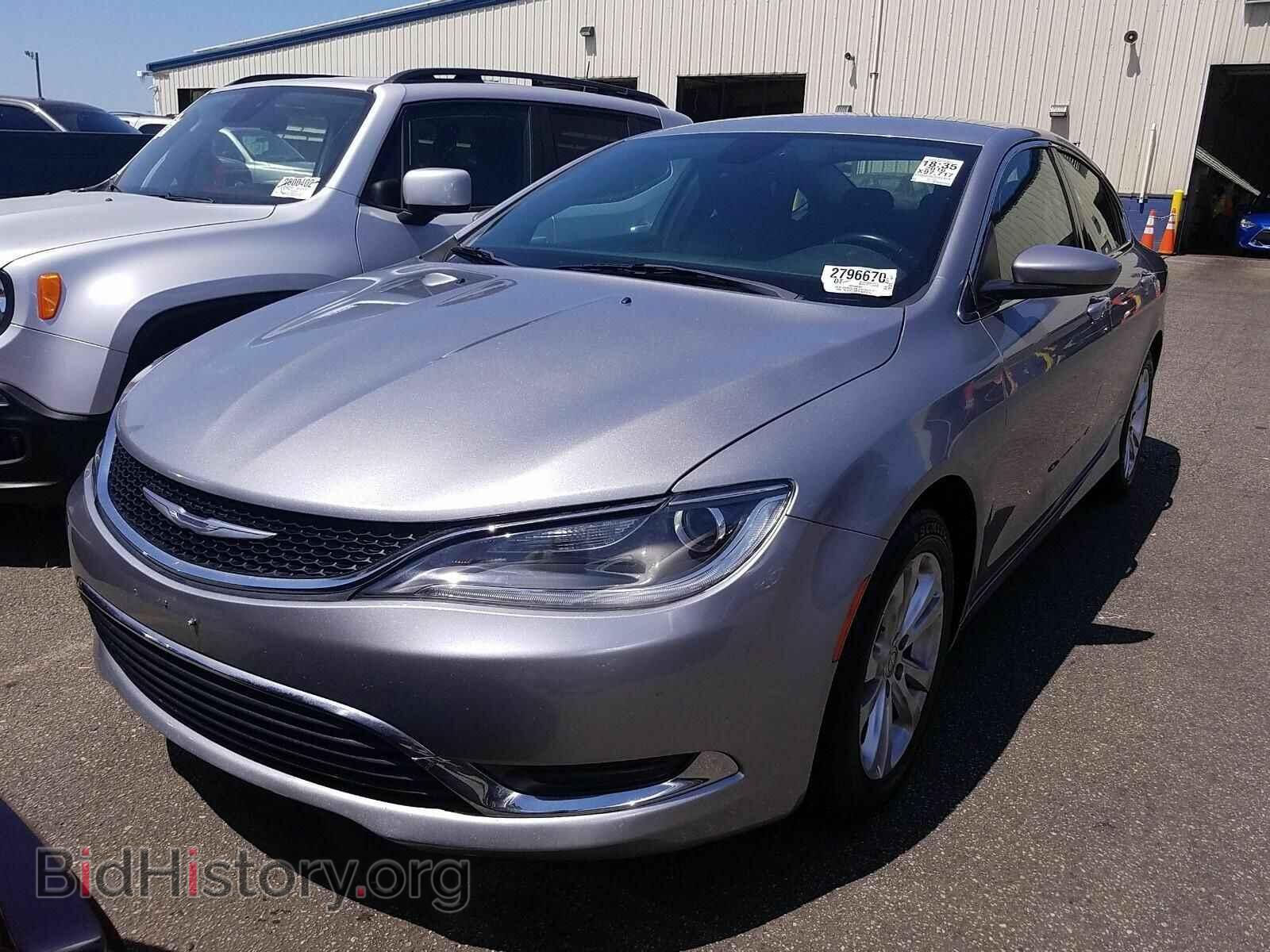 Фотография 1C3CCCAB5GN136731 - Chrysler 200 2016