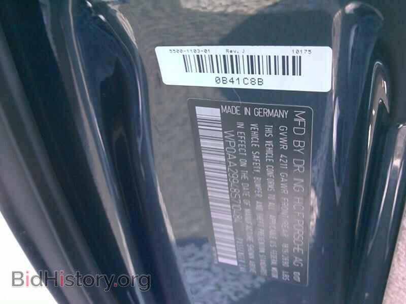 2008 Porsche 911 - VIN: WP0AA29948S710484 - Фото 6