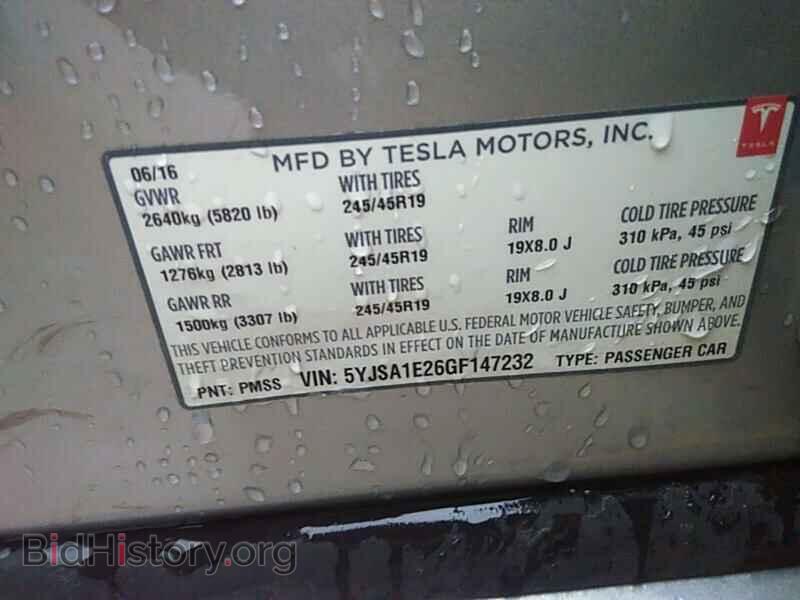 2016 Tesla Model S - VIN: 5YJSA1E26GF147232 - Фото 6