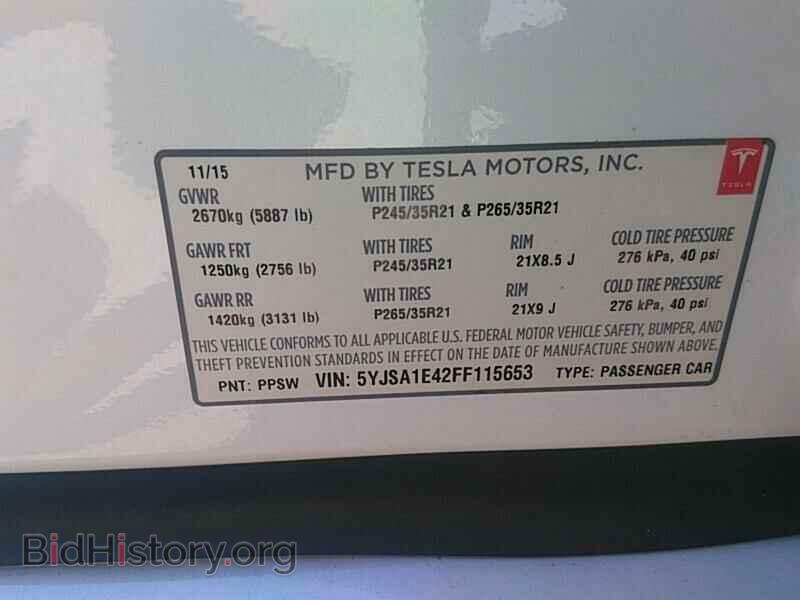 2015 Tesla Model S - VIN: 5YJSA1E42FF115653 - Photo 6