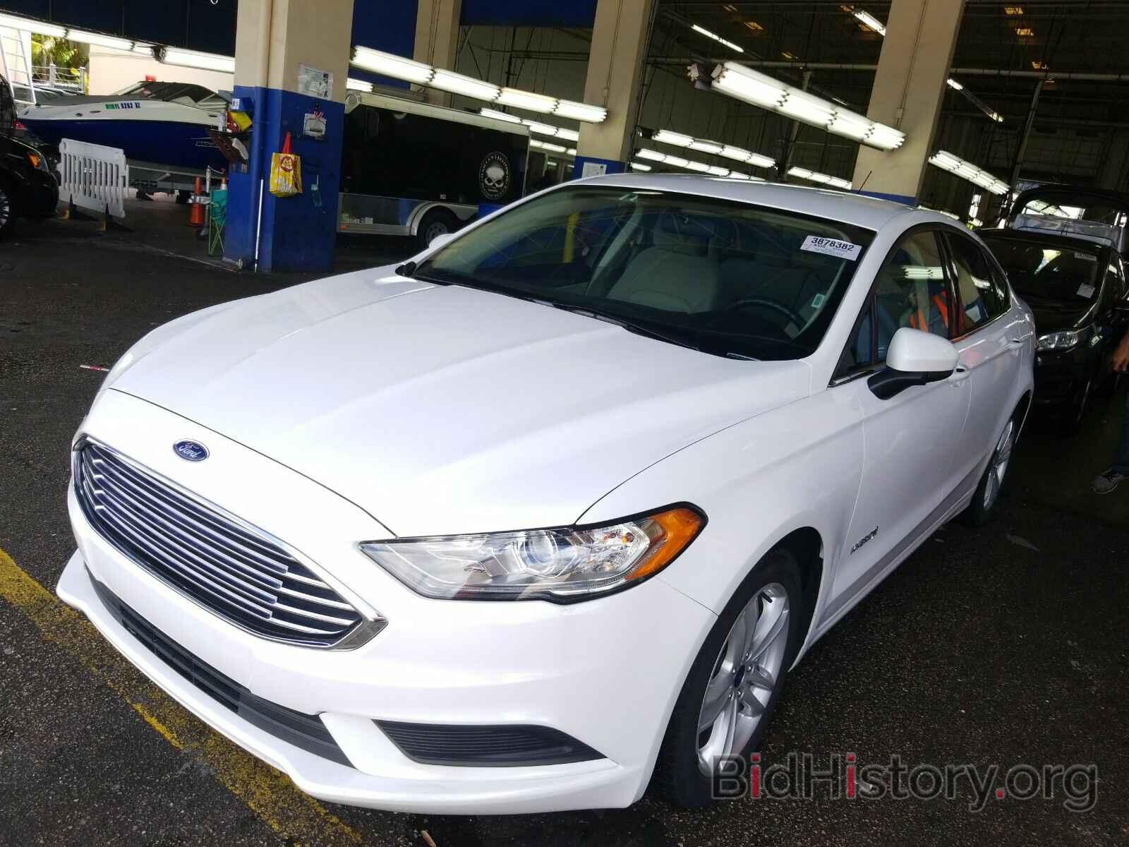 Фотография 3FA6P0LU3JR172289 - Ford Fusion Hybrid 2018