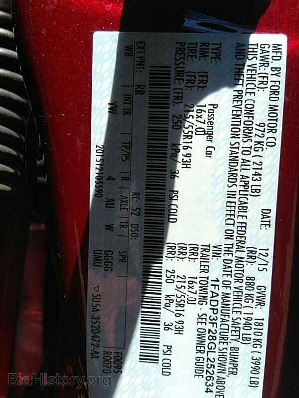 2016 Ford Focus - VIN: 1FADP3F28GL252634 - Photo 6