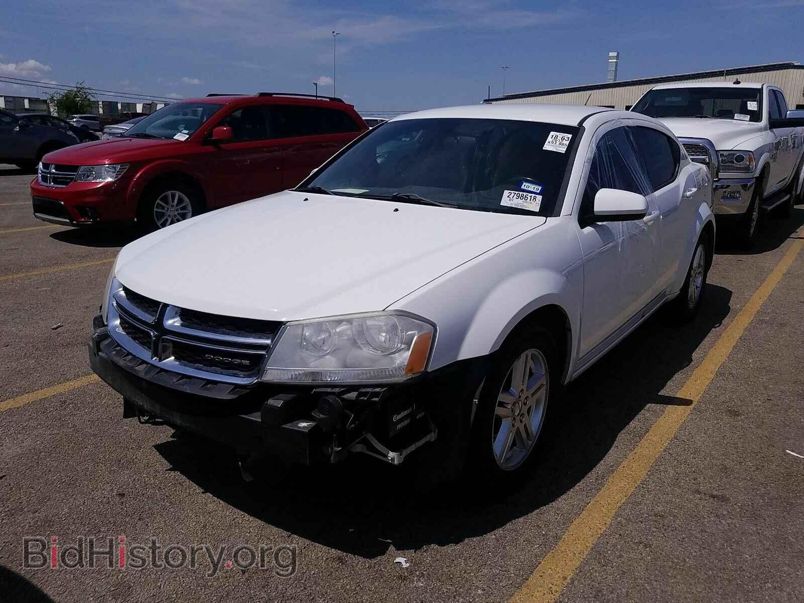 Фотография 1C3CDZCB4CN190044 - Dodge Avenger 2012