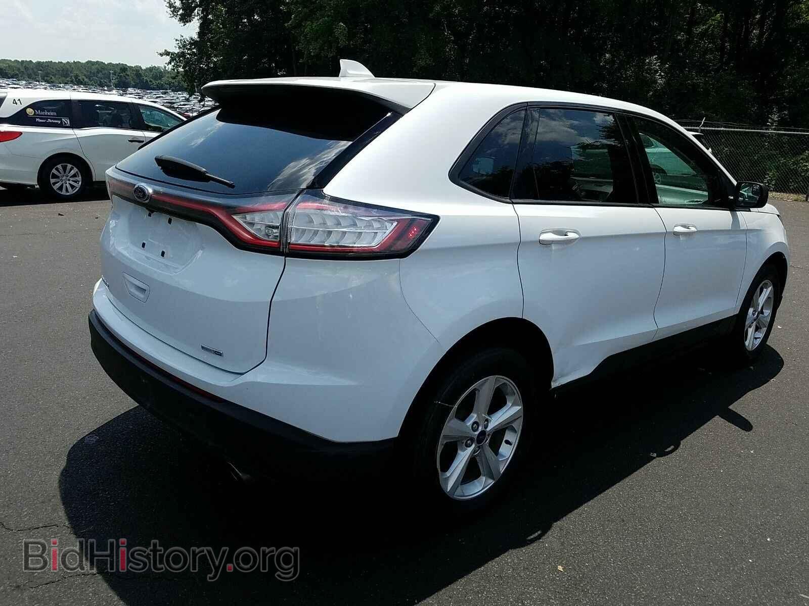 2015 Ford Edge - VIN: 2FMTK4G94FBB90357 - Фото 2