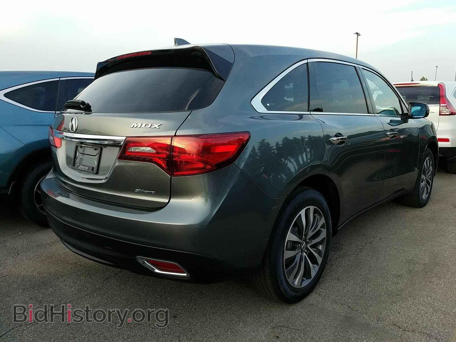 2016 Acura MDX - VIN: 5FRYD4H47GB037157 - Фото 2