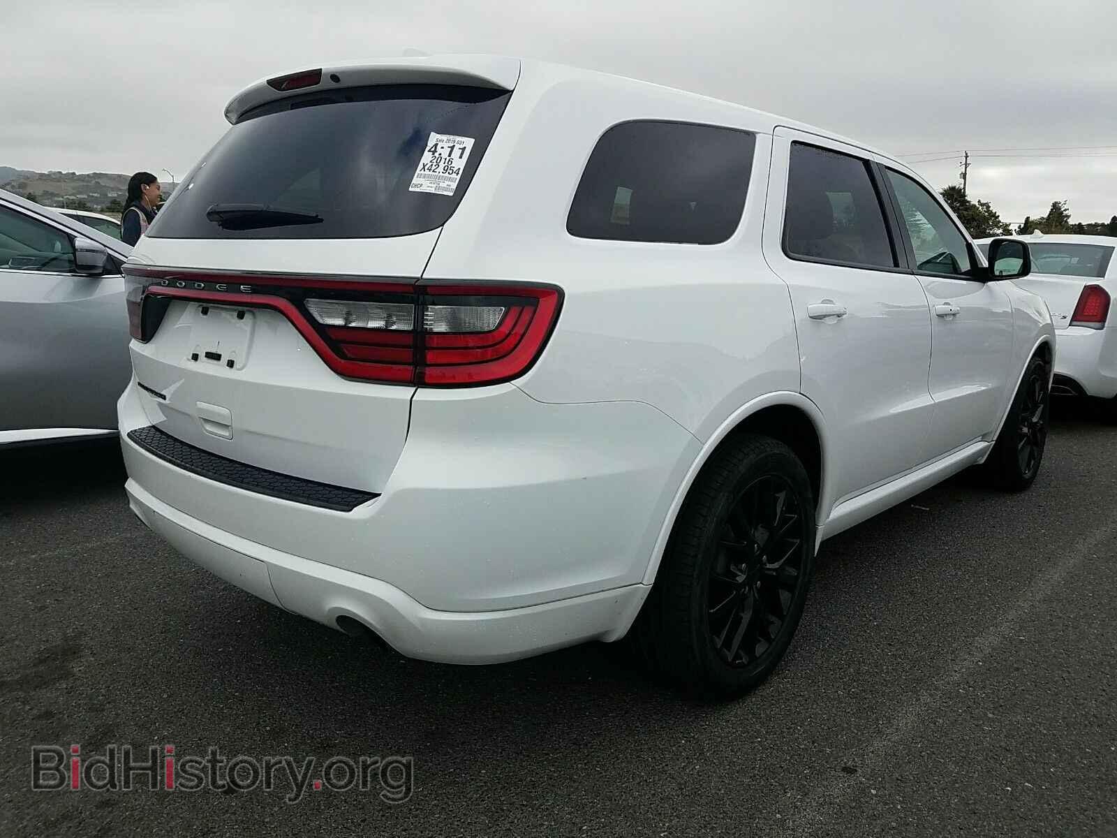 2016 Dodge Durango - VIN: 1C4RDHAGXGC502786 - Фото 2