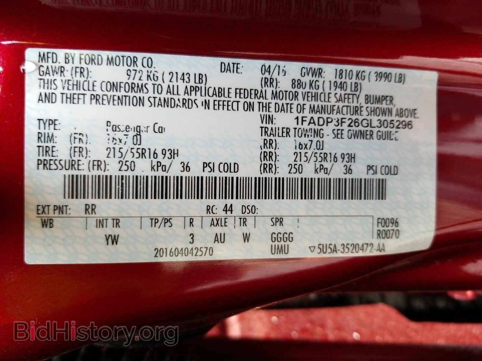 2016 Ford Focus - VIN: 1FADP3F26GL305296 - Photo 6