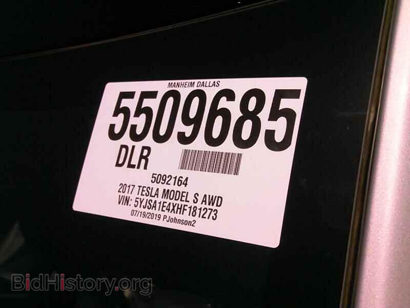 2017 Tesla Model S - VIN: 5YJSA1E4XHF181273 - Photo 6