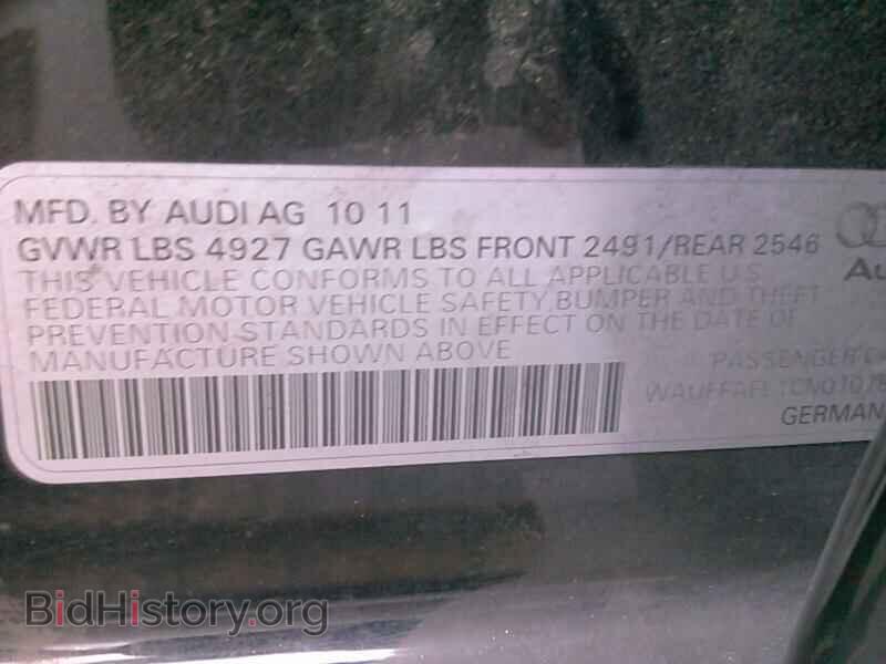 2012 Audi A4 - VIN: WAUFFAFL1CN010783 - Фото 6
