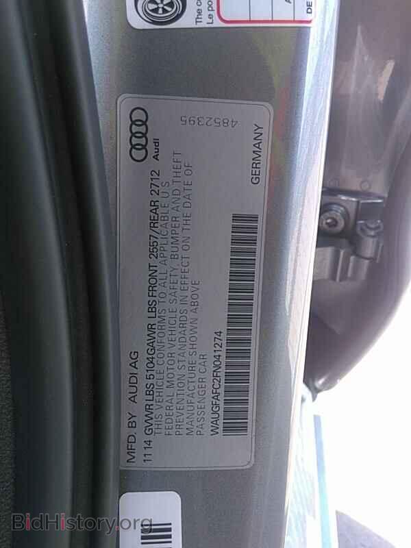 2015 Audi A6 - VIN: WAUGFAFC2FN041274 - Фото 6