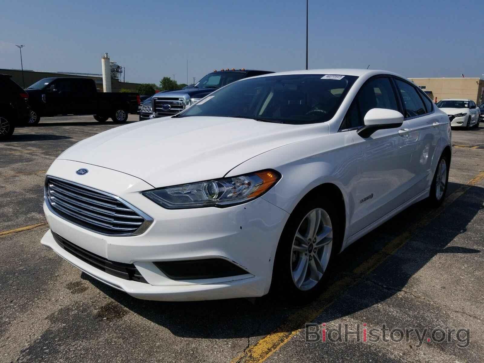 Photo 3FA6P0LU1JR185347 - Ford Fusion Hybrid 2018