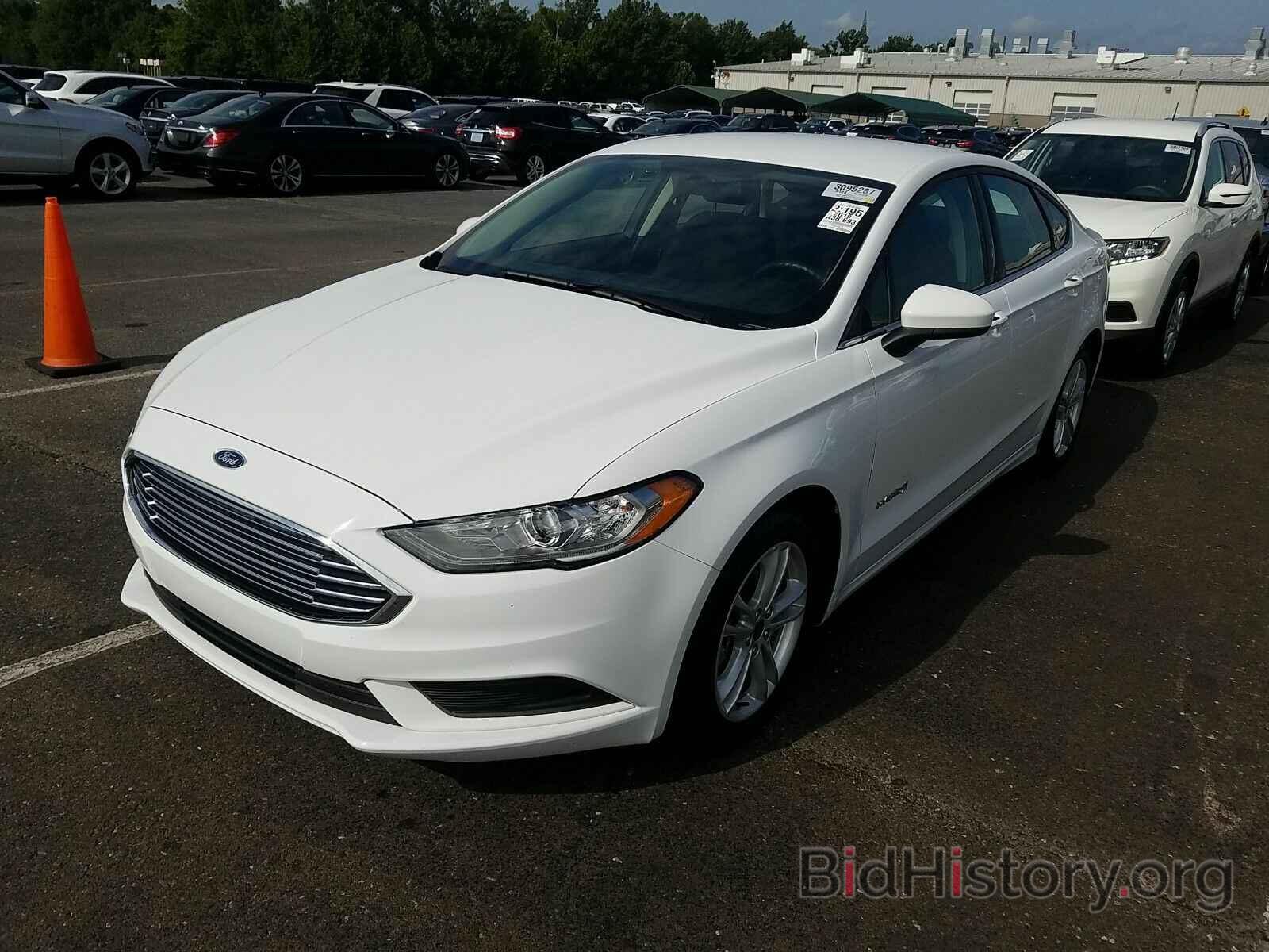 Фотография 3FA6P0LU6JR141408 - Ford Fusion Hybrid 2018