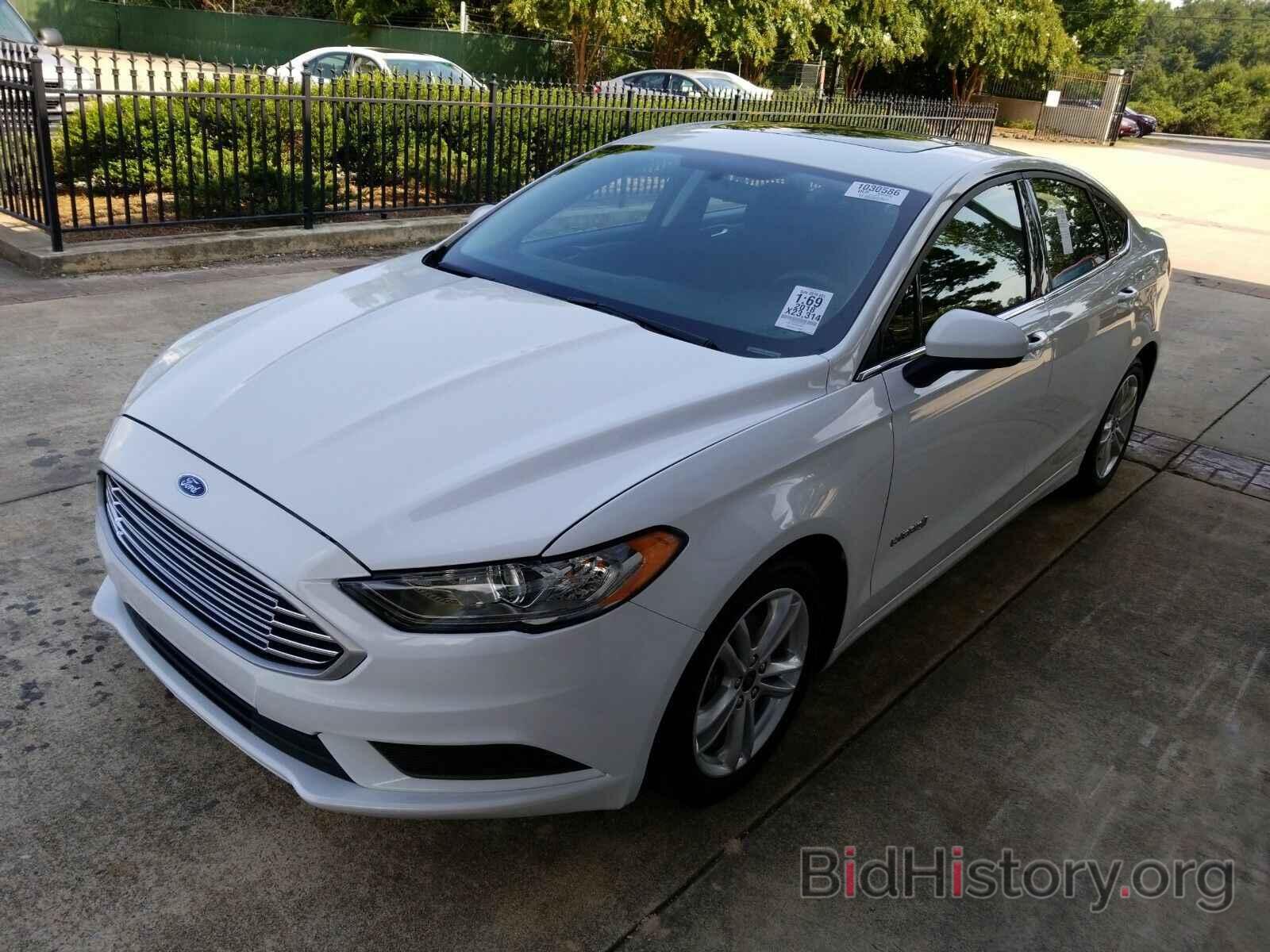 Photo 3FA6P0LU5JR137981 - Ford Fusion Hybrid 2018