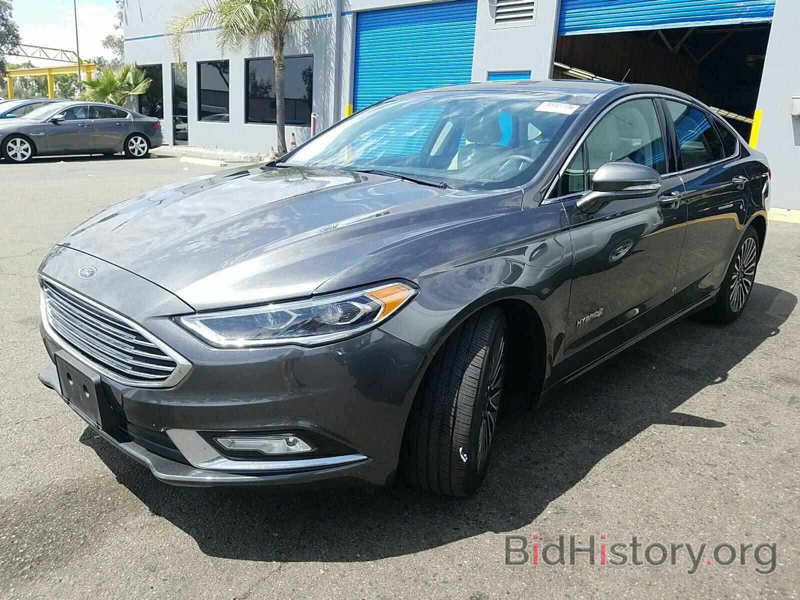 Фотография 3FA6P0RU0JR159667 - Ford Fusion Hybrid 2018