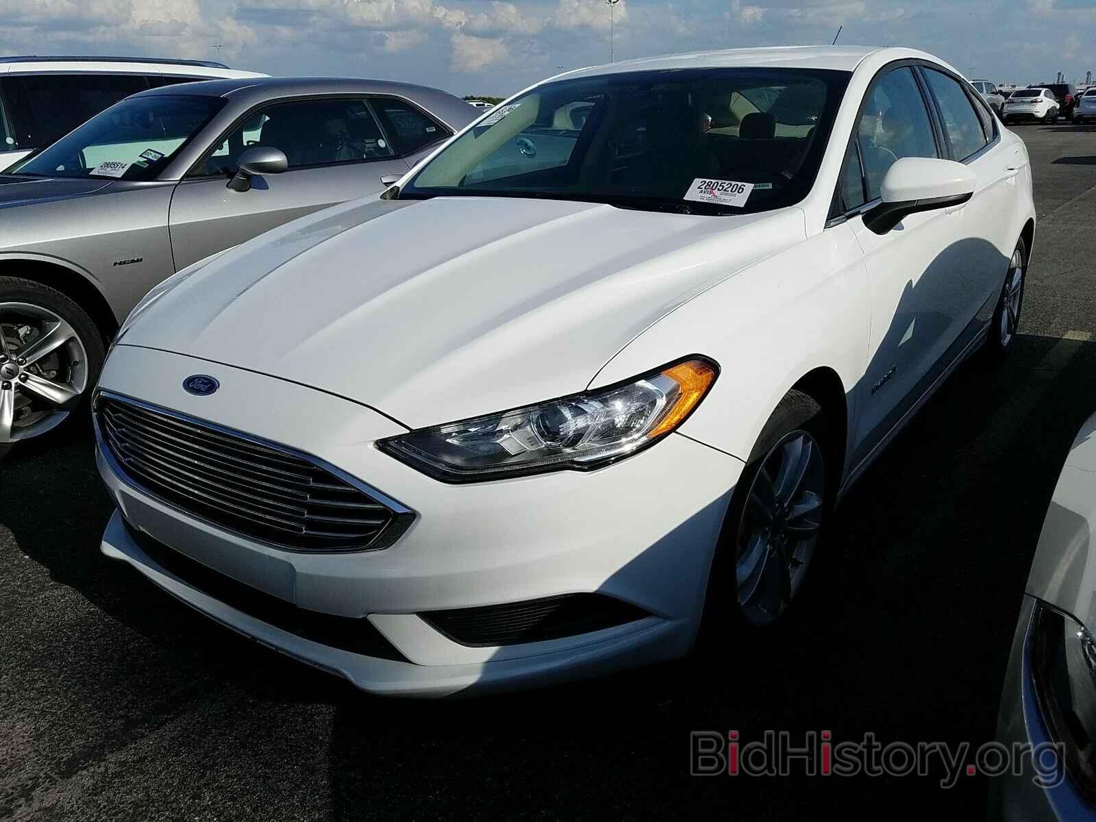 Фотография 3FA6P0LU5JR221721 - Ford Fusion Hybrid 2018