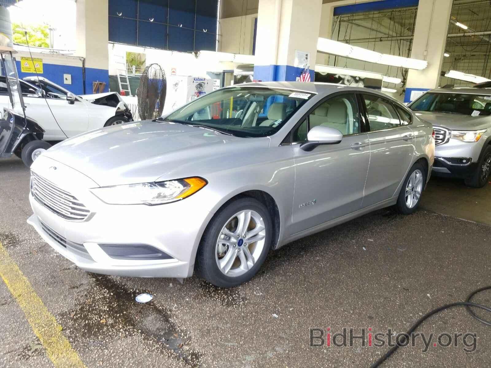 Фотография 3FA6P0LU7JR172876 - Ford Fusion Hybrid 2018