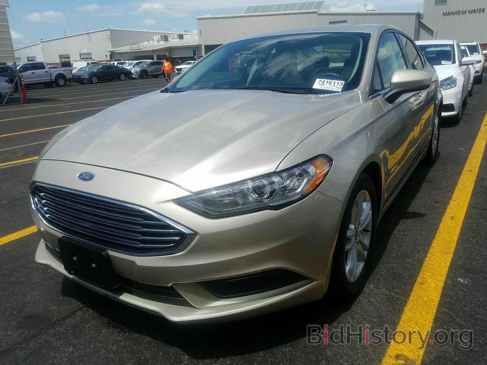 Фотография 3FA6P0LU0JR243433 - Ford Fusion Hybrid 2018