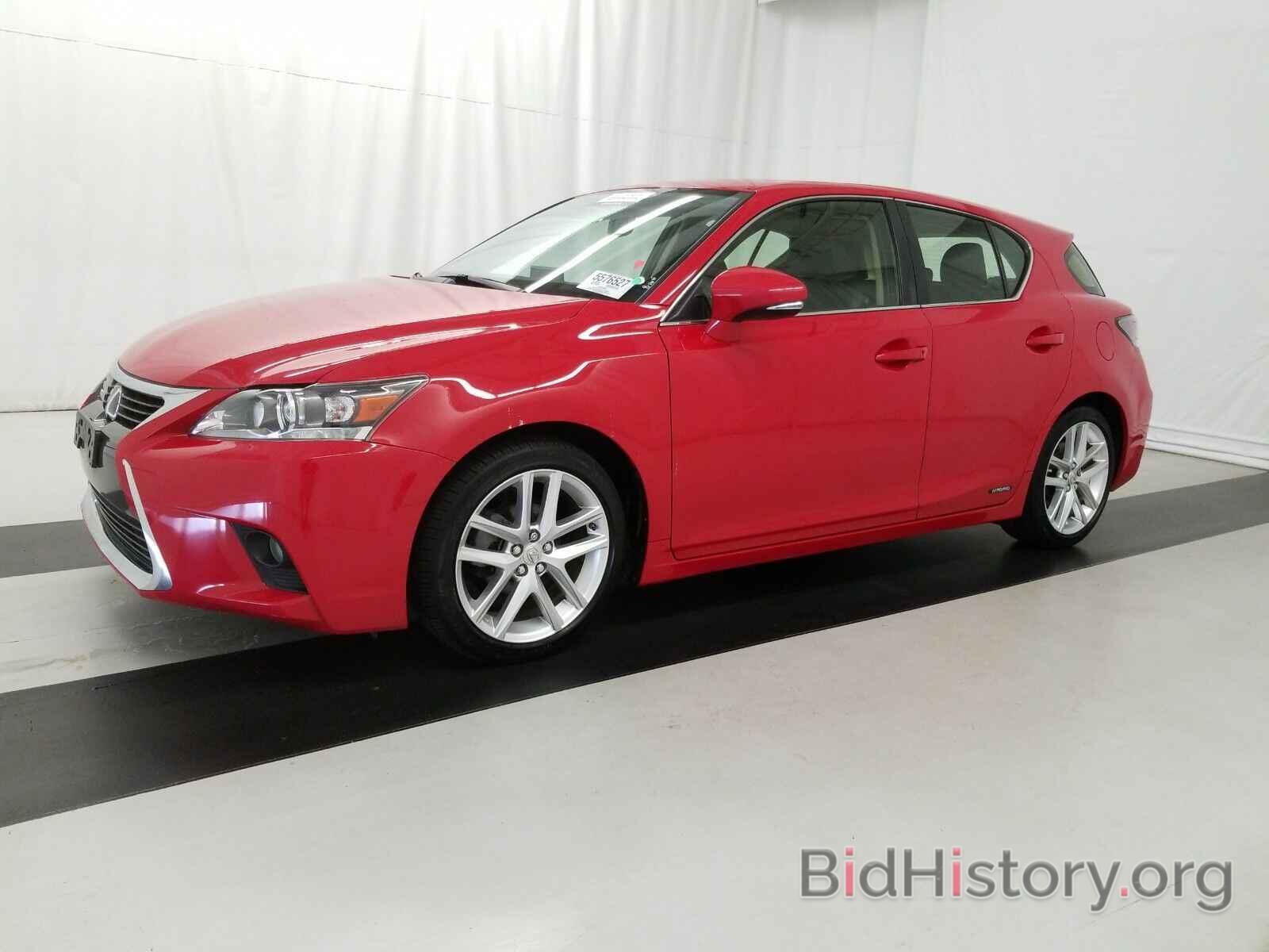 Фотография JTHKD5BH6G2260414 - Lexus CT 200h 2016