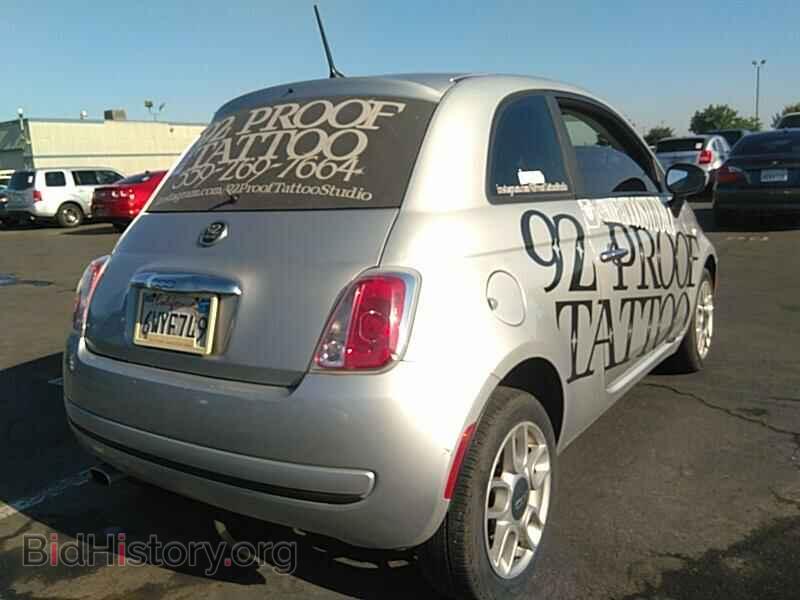 2012 FIAT 500 - VIN: 3C3CFFAR3CT344090 - Фото 2