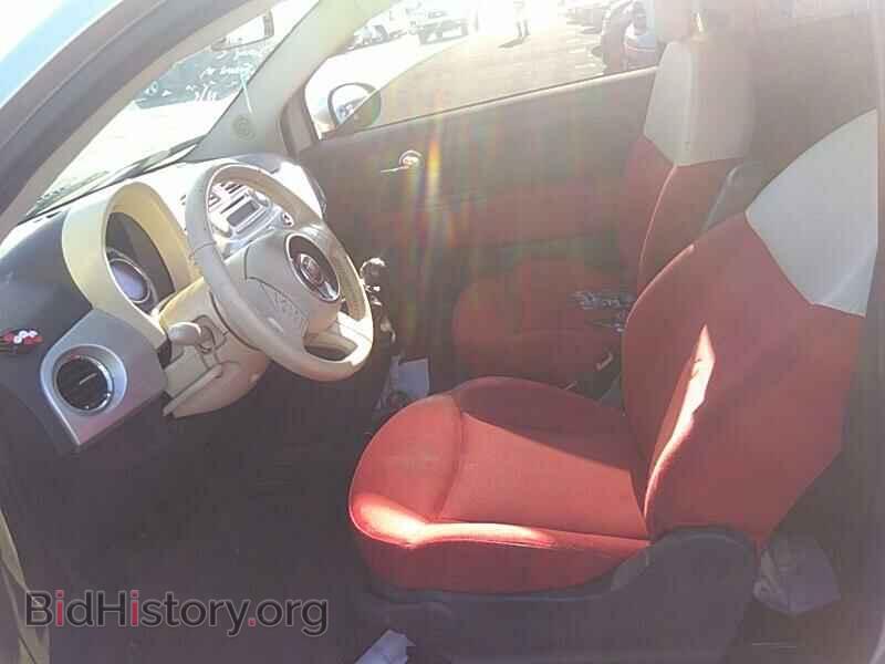 2012 FIAT 500 - VIN: 3C3CFFAR3CT344090 - Фото 3