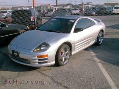 2001 Mitsubishi ECLIPSE 3DR CPE GT SPORTRONIC, серебристый — VIN 4A3AC84H81E074052, Manheim