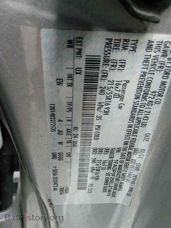 2014 Ford Focus - VIN: 1FADP3F25EL274815 - Фото 6