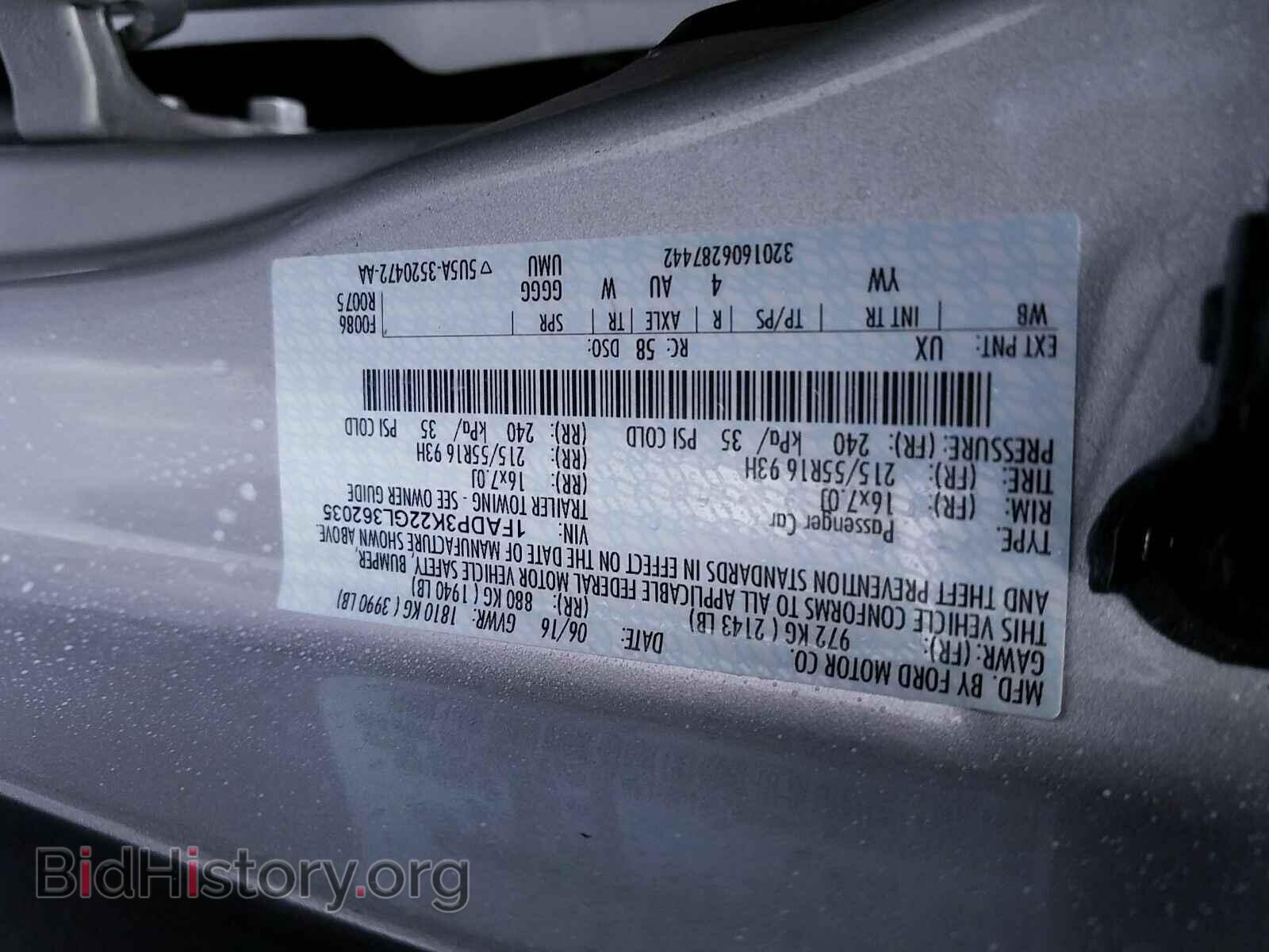 2016 Ford Focus - VIN: 1FADP3K22GL362035 - Photo 6
