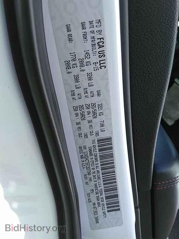 2015 Dodge Durango - VIN: 1C4SDHCT5FC937340 - Фото 6