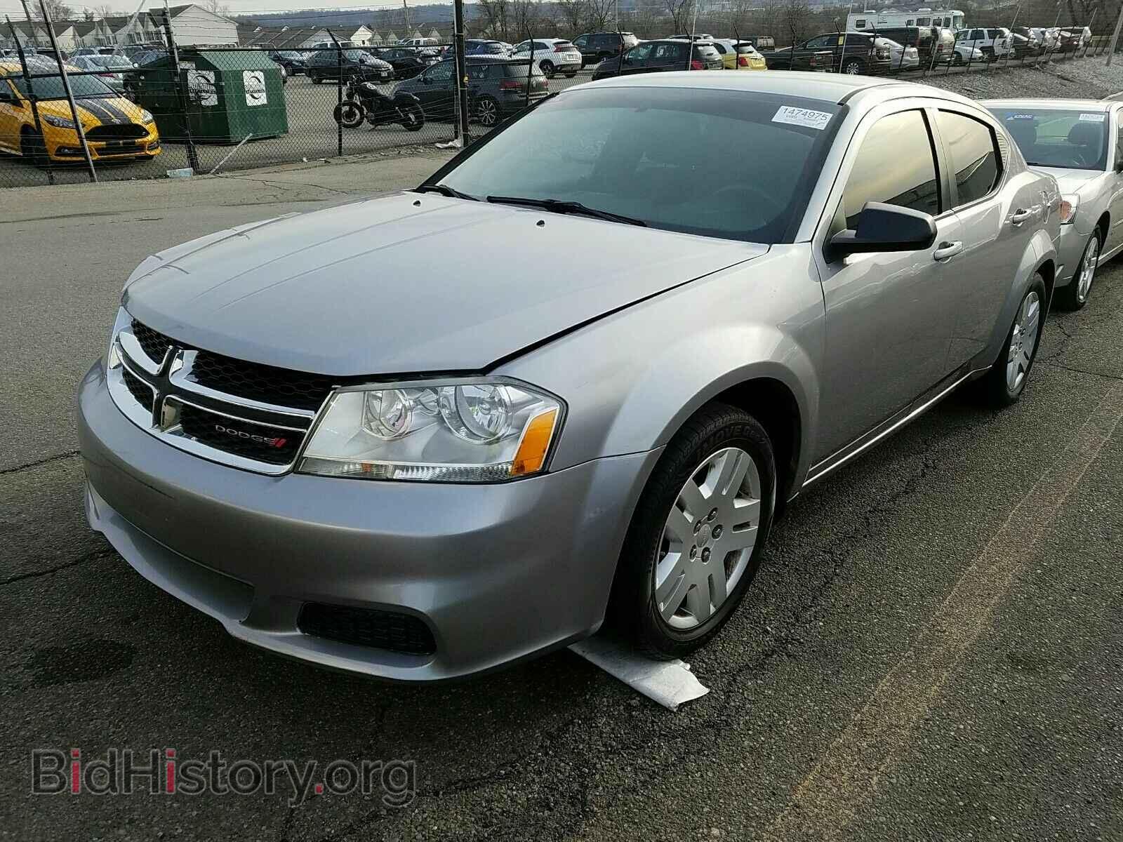 Фотография 1C3CDZAB1EN223345 - Dodge Avenger 2014