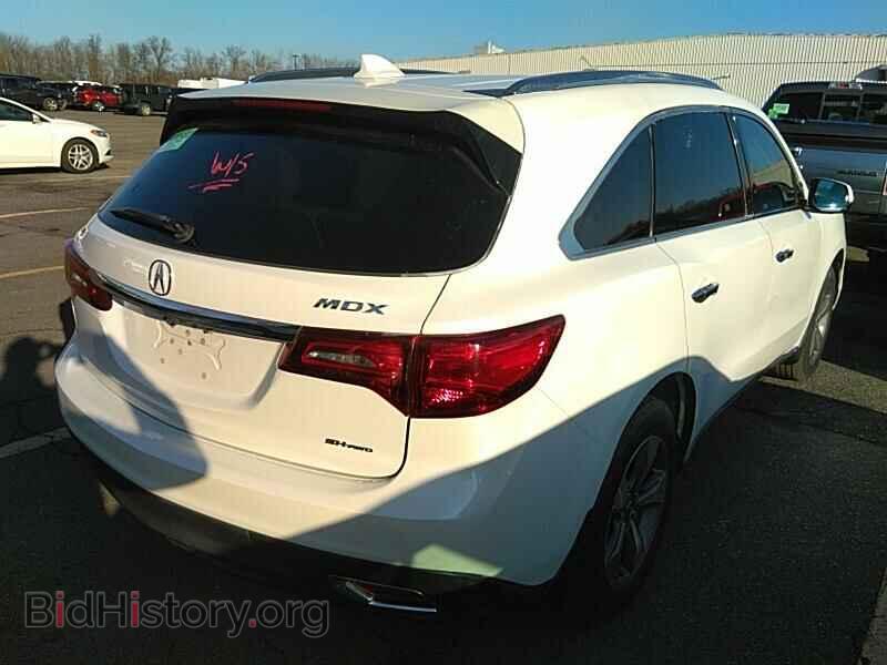 2014 Acura MDX - VIN: 5FRYD4H24EB004788 - Фото 2