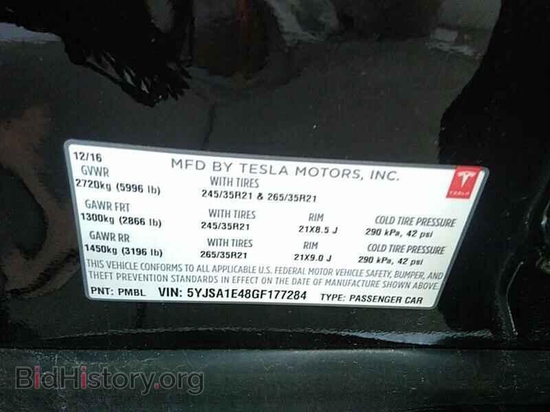 2016 Tesla Model S - VIN: 5YJSA1E48GF177284 - Фото 6