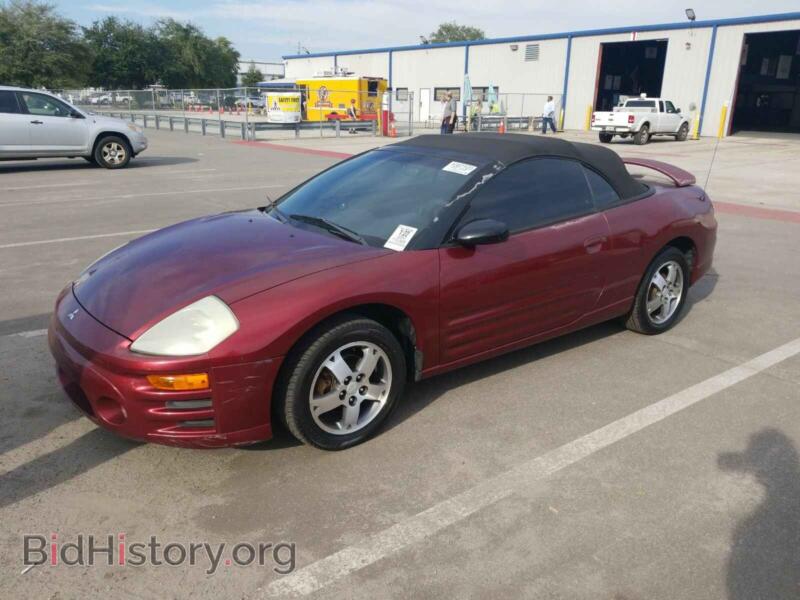 2004 Mitsubishi ECLIPSE 2DR Conv Spyder GS 2.4L Sportronic (VIN 4A3AE45G74E070958) — фото 1 из 10