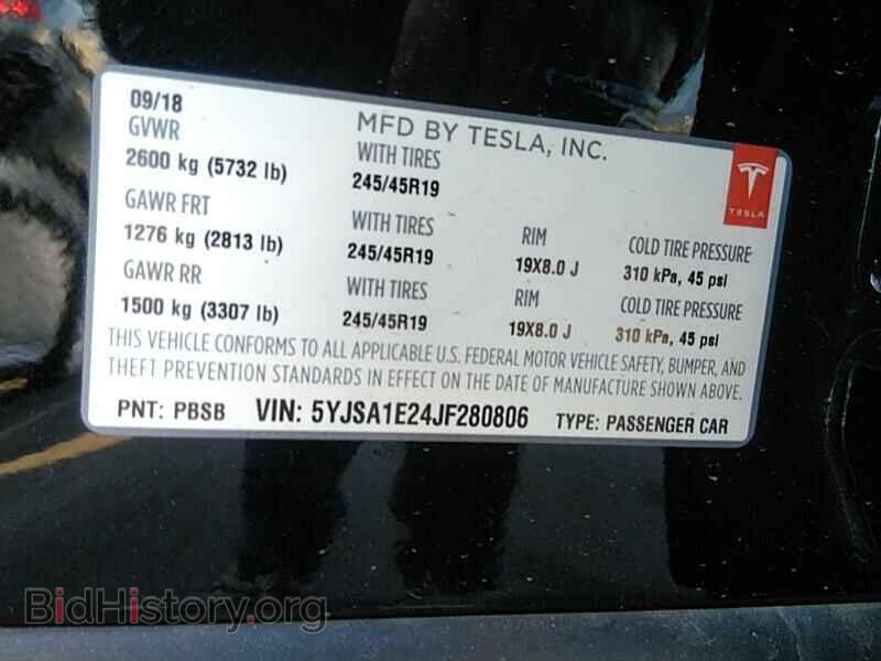 2018 Tesla Model S - VIN: 5YJSA1E24JF280806 - Photo 6