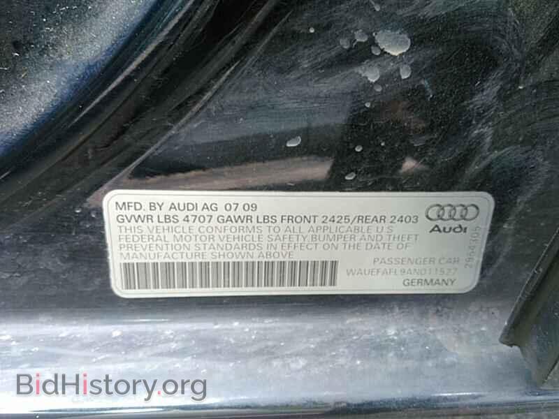 2010 Audi A4 - VIN: WAUEFAFL9AN011527 - Фото 6