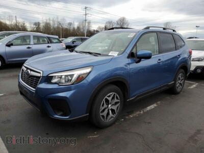 2019 Subaru FORESTER 2.5I Premium, синий — VIN JF2SKAEC7KH486128