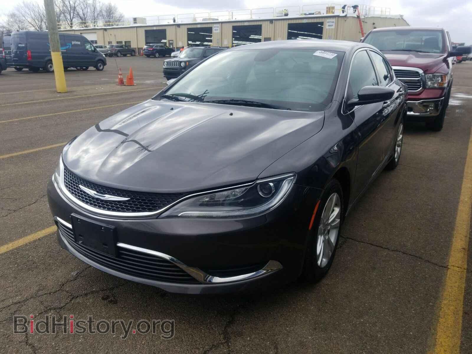 Фотография 1C3CCCAB9GN175550 - Chrysler 200 2016