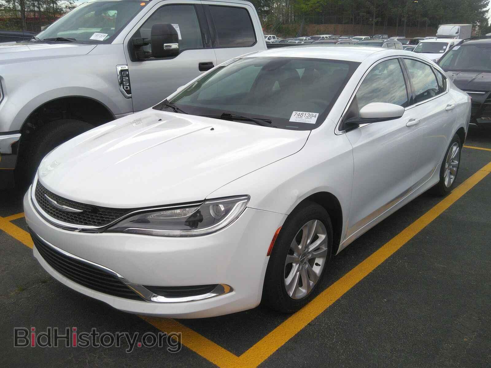 Фотография 1C3CCCAB2GN116243 - Chrysler 200 2016