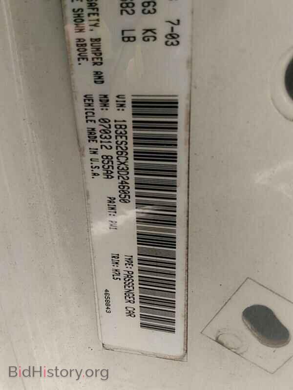2003 Dodge Neon - VIN: 1B3ES26CX3D246050 - Фото 6