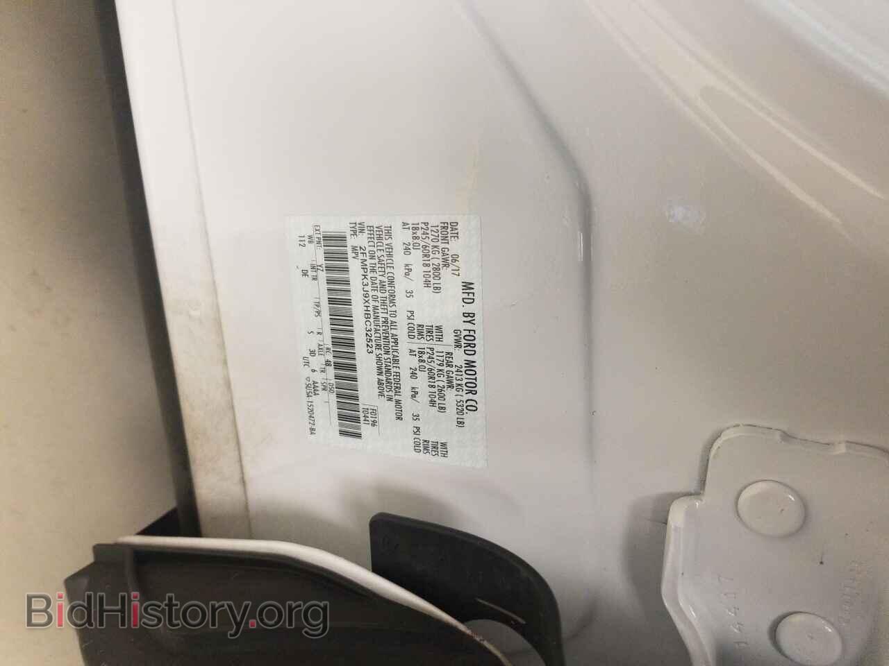 2017 Ford Edge - VIN: 2FMPK3J9XHBC32523 - Фото 6
